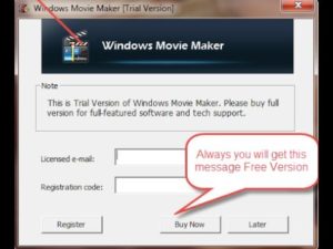Mã đăng ký Windows Movie Maker & Crack 