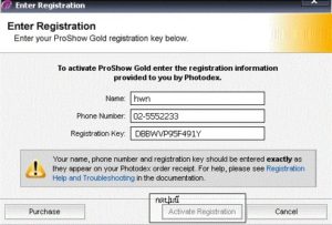 Tải xuống miễn phí khóa đăng ký ProShow Gold Pro