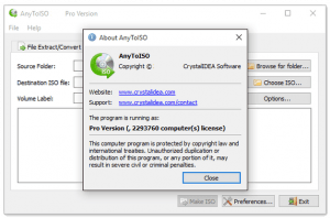 AnyToISO Professional 3.9.6 Build 670 với Crack [Latest 2021]