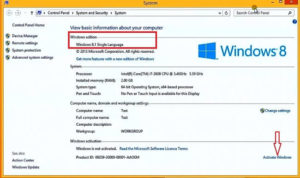 Khóa sản phẩm Windows 8.1 với phiên bản mới nhất
